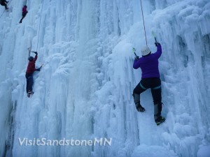 sandstone mn ice climbers