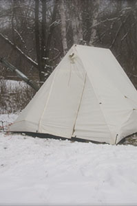 winter hot tent rental