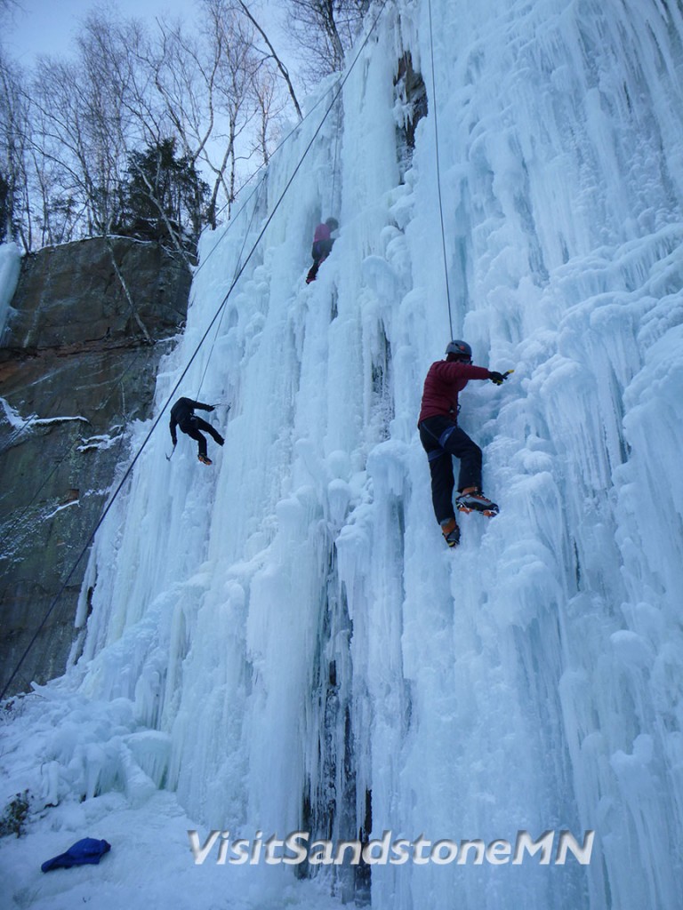 Sandstone Minnesota Ice Climbing Park